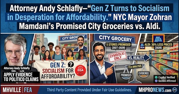 AttoarneyAndySchlaflyGenZturnsToSocialismInDesperationForAffordabilityNYCmayorZohranMamdanisPromisedCityGroceriesVsAldiApplyEvidenceToPoliticoClaimsMHVilleFEA