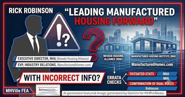 LeadingManufacturedHousingForwardWithIncorrectInfoNevadaHousingAllianceNHA.ManufacturedHousingInstituteMHI.ManufacturedHomes.comRickRobisonAndErrataChecksMHVilleFEA315