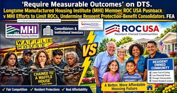 RequireMeasurableOutcomesOnDTS.LongtimeManufacturedHousingInstituteMHI.MemberROC.USA315